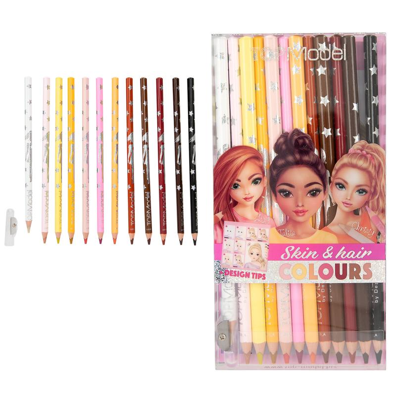 
                        TOPModel Skin & Hair Colouring Pencil Set